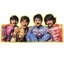 Patch - C&D Visionary - The Beatles Sgt Pepper Lineup 4.25"x2" Iron-On NEW