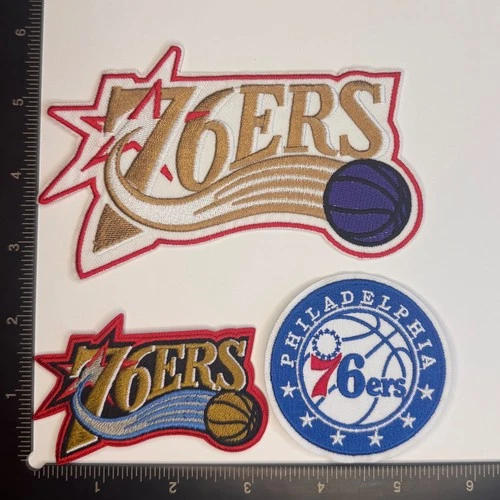 Philadelphia 76ers iron on patch Throwback Vintage - product listing photo