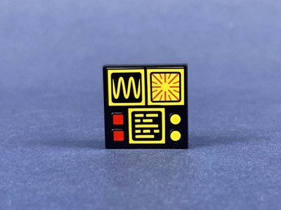 LEGO  Fliese Tile 2x2 Control Panel Computer Monitor 3068pb2582 10355 75434