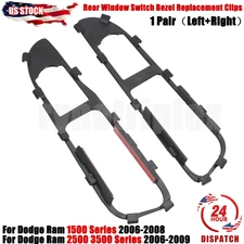 For Dodge Ram 1500 2006 -08 2500 3500 Rear Window Switch Bezel Replacement Clips