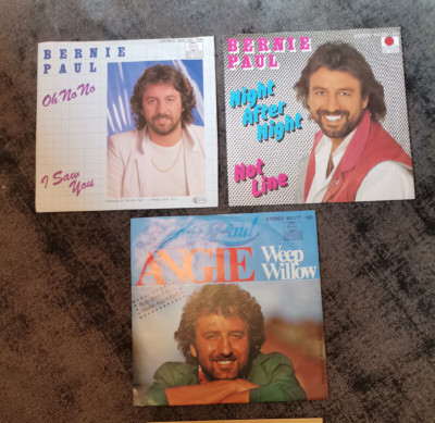 SB126: 3x Bernie Paul 7'' Singles Jukebox Party Sammlung VG+ TOP!