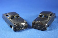 Plasticville - O-O27 - V-6 - Original vintage Black Autos - HTF Color