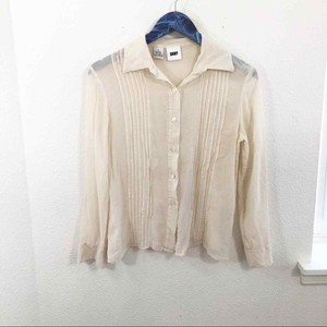 dkny silk blouse