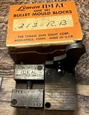 Rare LYMAN IDEAL 313 Round Ball Mould Blocks Mold 293 Middlefield Conn. Original