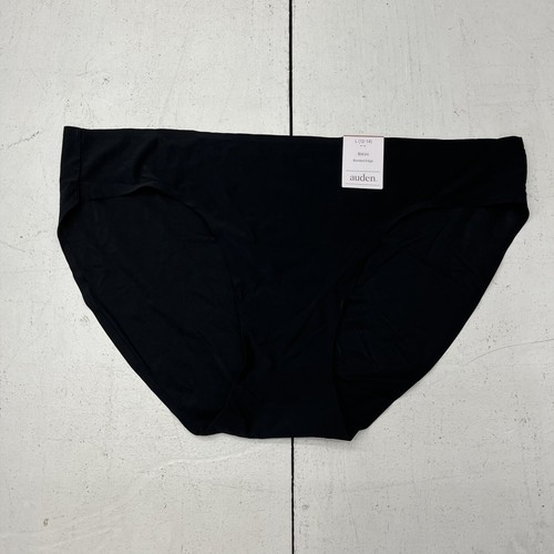 Auden Black Bonded Edge Bikini Underwear Girls Size Large (12-14) NEW - Picture 1 of 5