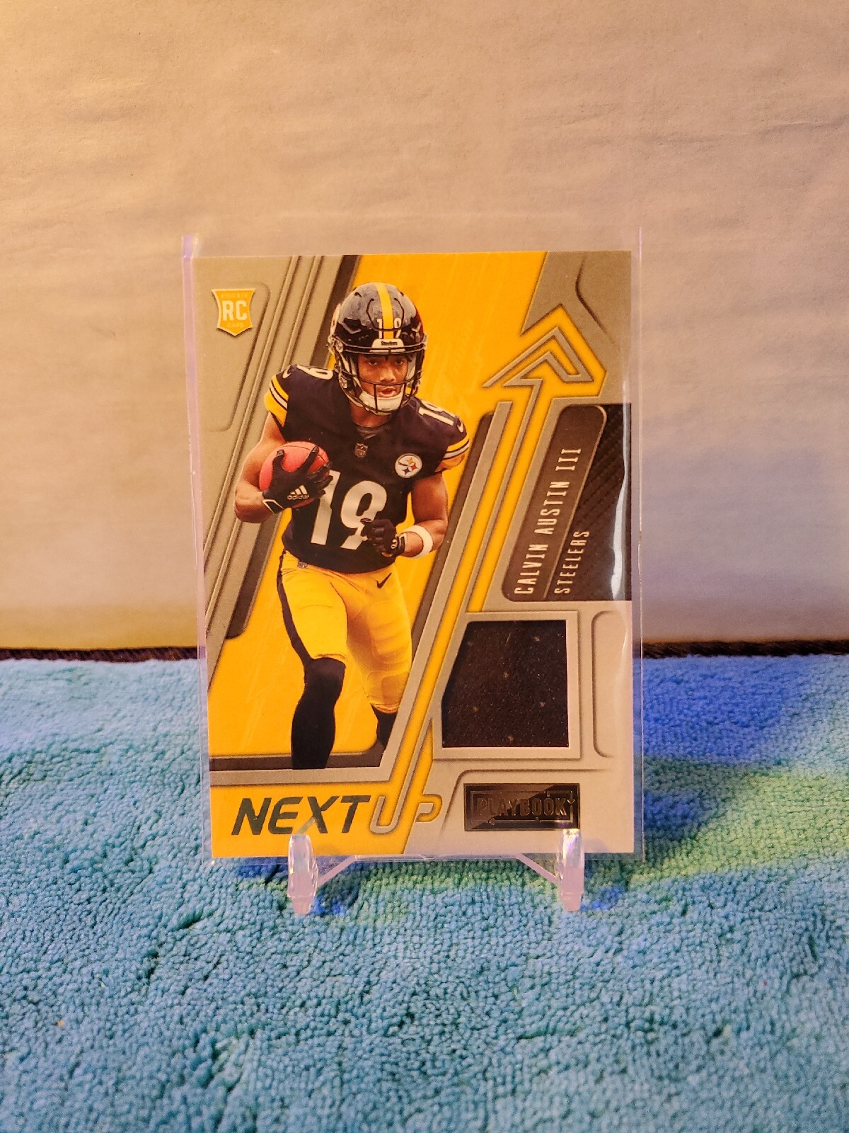 Calvin Austin III - 2022 Panini Playbook Next Up Patch SP #NU-33