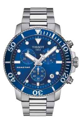 TISSOT Seastar 1000 Chronograph T120.417.11.041.00 Dial Blue Men's Watch
