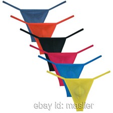 Modal Men G-String Micro Bikini Underwear Thong Pouch Tangas Posing T-back