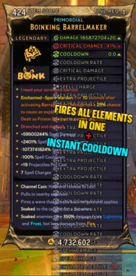 Barrelmaker Modded Level 1 Spell   Tiny Tina's Wonderlands (PS | XBOX | PC)