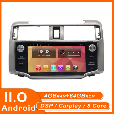 For Toyota 4runner 2009-2021 Android Car Radio 2din Stereo Receiver Gps Navi 64g