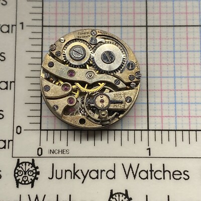 Vintage Enicar Pocket Watch Repairs Parts Watchmaker Swiss 15 Jewels A.Racine