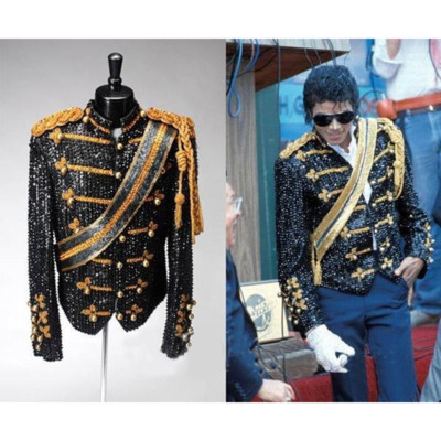 sequin military jacket