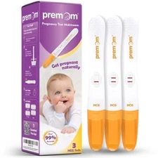 Premom Early Detection Pregnancy Test | 3 Midstream Sticks | Fast 3-Min Results