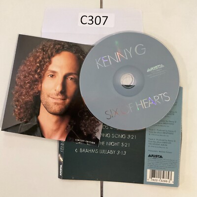 Kenny G Six of Hearts - Audio CD No Case No Tracking #C307