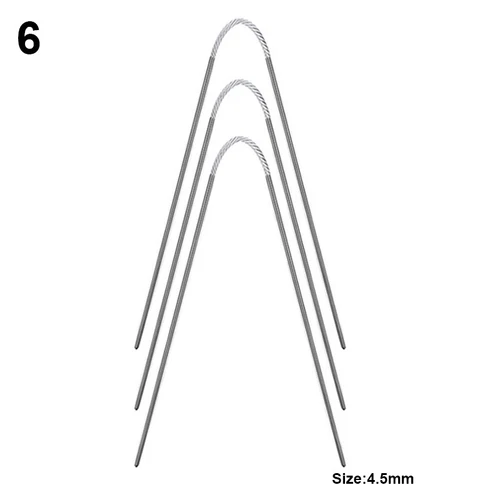 3Pcs Stainless Steel Circular Knitting Needles(2mm-5mm)DIY Sock Knitted Needle - Picture 10 of 11