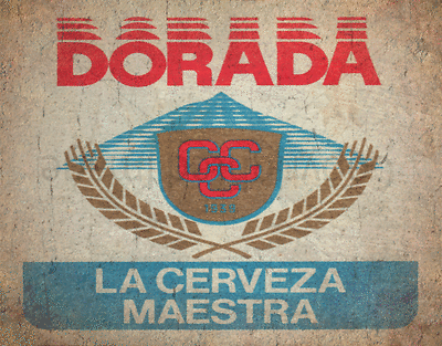 DORADA BEER LA CERVEZA BEER METAL TIN SIGN POSTER WALL PLAQUE