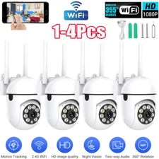 Security Camera Wireless 2.4G WiFi  Smart Home outdoor Night Vision Wired Cam