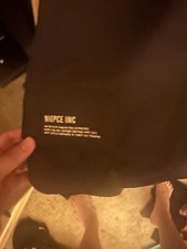 Niepce Inc STREET WEAR Men  s Streetwear Cargo Jogger Pants Black Size Medium