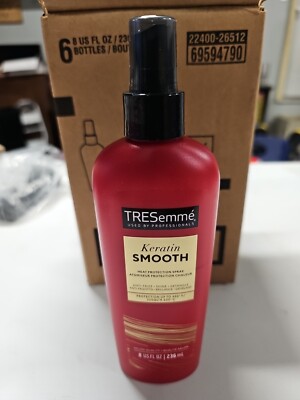 NEW (6 PACK) Tresemme Keratin Smooth Heat Protect Spray, Shine & Detangle 8oz