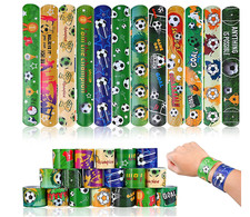 12x  Schnapparmband Klatscharmband Armband Mitgebsel Jungen M&auml;dchen Fussball