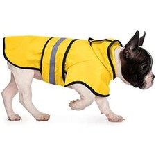 Reflective Dog Raincoat Hooded Slicker Poncho for Small to X-Large Dogs and Pupp