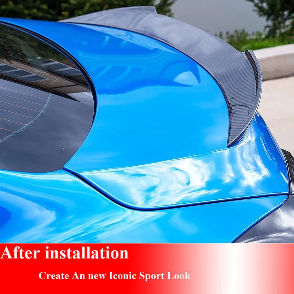 Alerón labial trasero de carbono real para Maserati Ghibli S Q4 sedán 2014-2021 Foto 4 de 4