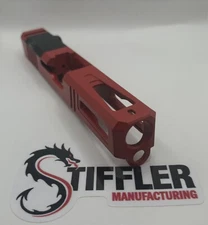 Viper For Glock 19 Slide gen 1-3 NEW cerakote upper stripped HABANERO RED