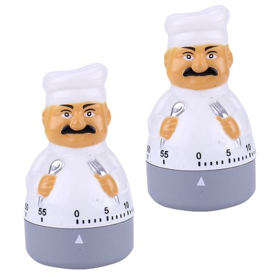  2 Pcs Küchenuhr Küchentimer Für Senioren Mechanischer Kochtimer Kind