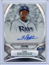 2010 Bowman Sterling Refractor TIM BECKHAM Prospect Autograph 173/199 Auto