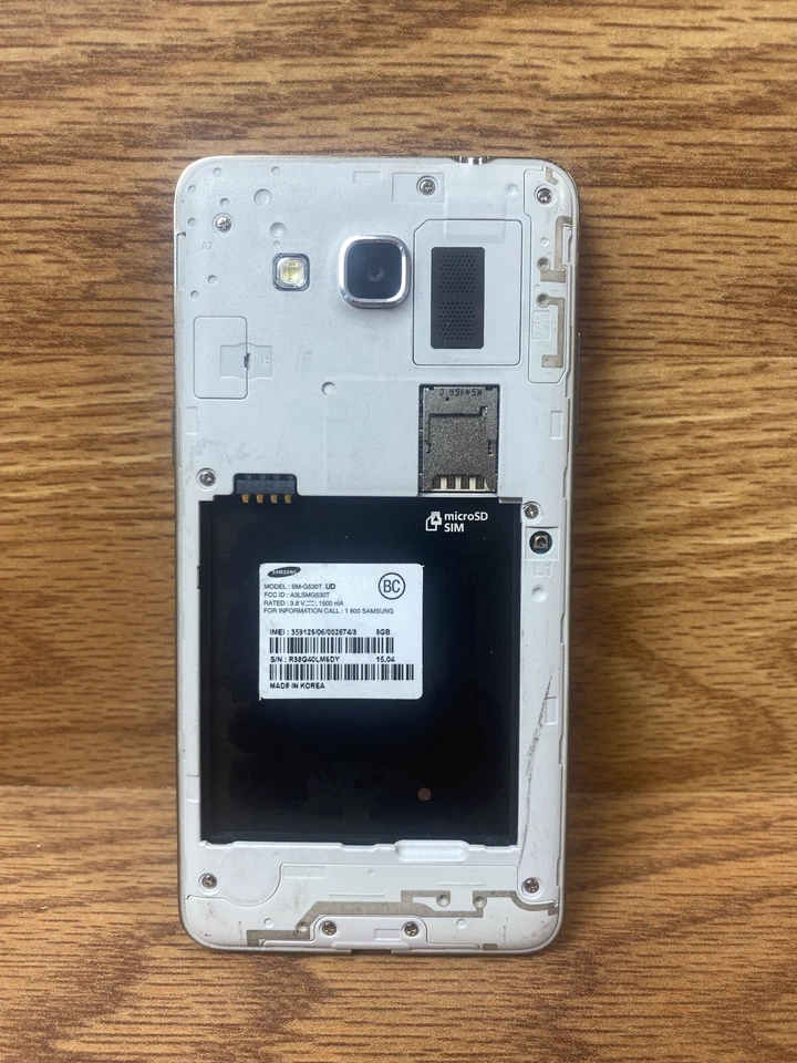 Samsung® Galaxy Grand Prime | SM-G530T | серый | T-Mobile | аккумулятор не входит в комплект - Изображение 2 из 4