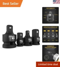 Lifetime Guaranteed Impact Socket Adapter & Reducer Set - ANSI Compliant