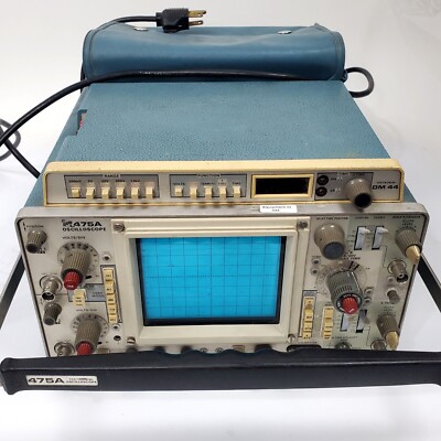 PARTS/REPAIR Tektronix 475A Oscilloscope + Digital Multimeter DM44
