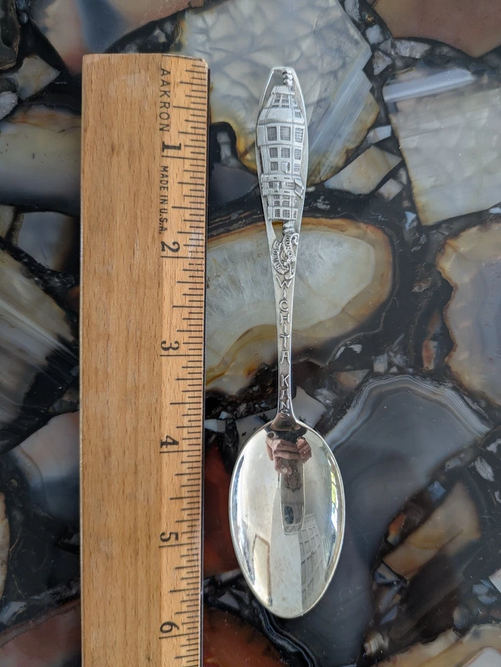 Wichita Kansas High School Sterling Silver Spoon Watson Newell Cutout Handle - Image 2 of 4