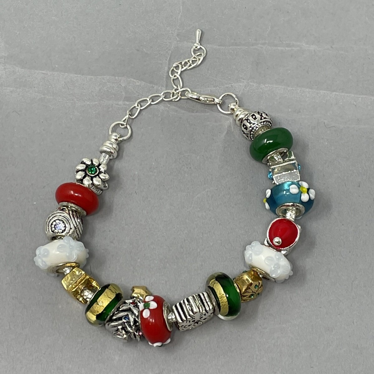 Charm Bracelet Christmas Charm Necklace Pandora 925 Silver Charm