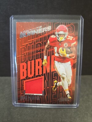 2024 Absolute Football Isiah Pacheco Absolute Burners Patch #AB