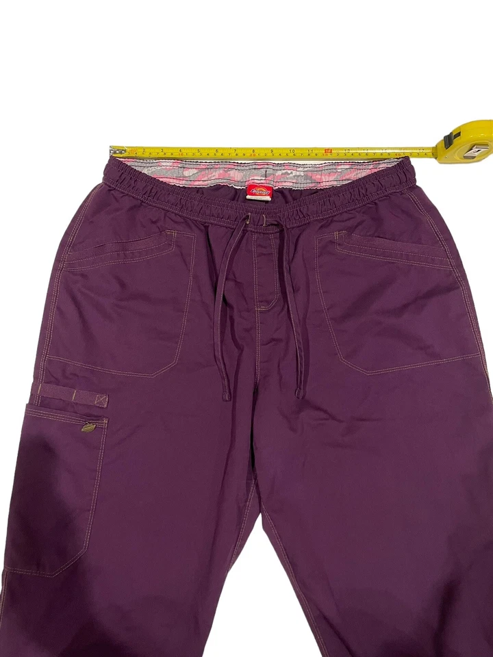 Dickies Scrub Medical Nurse Pants Purple Women’s Size XL 32x29 Good Condition - Image 4 of 4