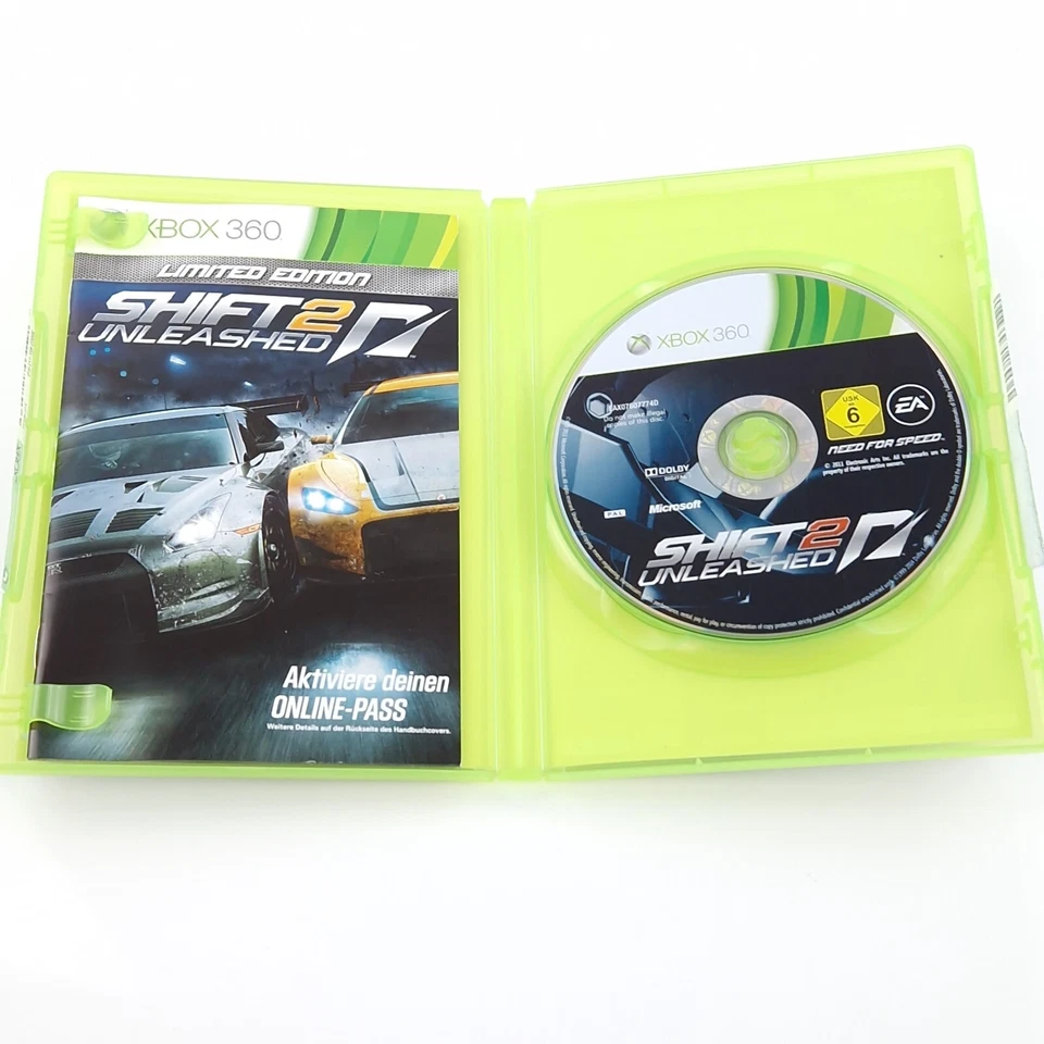 Xbox 360 Spiel : Shift 2 Unleashed Limited Edition - CD Anleitung OVP PAL - Bild 3 von 3
