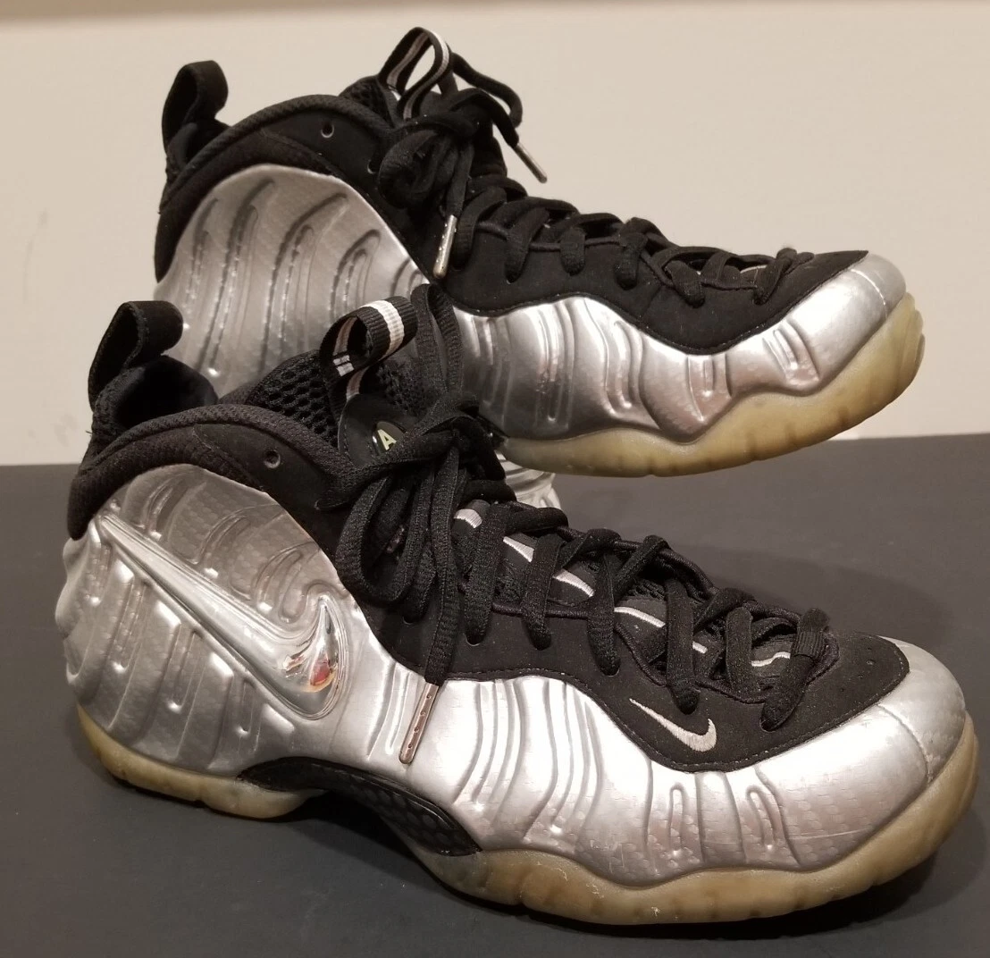 Nike Air Foamposite Pro Silver 8.5