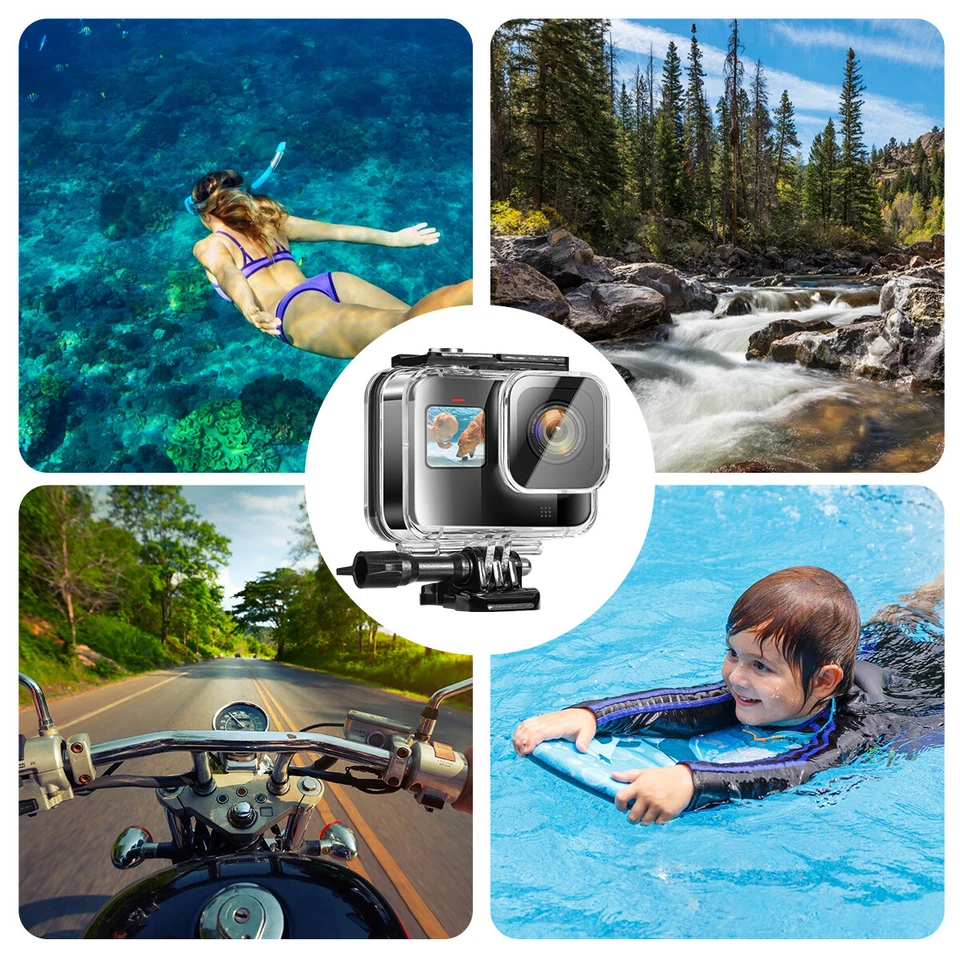 Waterproof Case for GoPro Hero 8 Black Protective Underwater Dive Housing Shell - Image 4 of 4