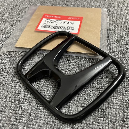 Front Grille Black Emblem Fits HONDA 05-16 Accord 15-17 FiT 05-11 CRV 15-18 HRV - Picture 5 of 6