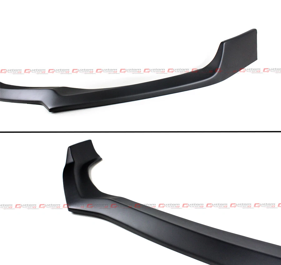 适用于 2017 - 2022 INFINITI Q60 V2 MATT 黑色正装 1 件前盖唇分流器 — 第 4/4 张图片