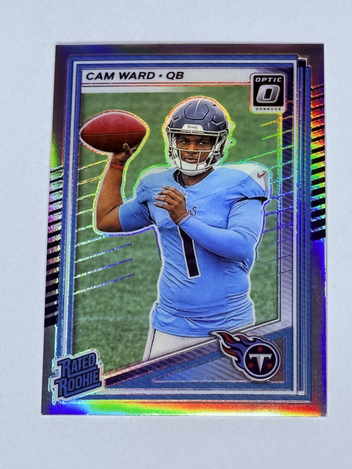 2025 Panini Donruss Optic - Rated Rookie Cam Ward #293 Holo Prizm (RC)