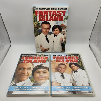 Fantasy Island - The First Season 1 (DVD, 2005, 4-Disc Set) Mint Discs, Tested