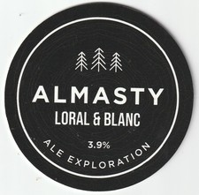 GEBRAUCHTER PUMPENCLIP VORNE - ALMASTY BREWING COMPANY - LORAL & BLANC