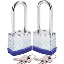 2PCS Heavy Duty Padlock Keyed Alike, 2-3/8 Ex...
