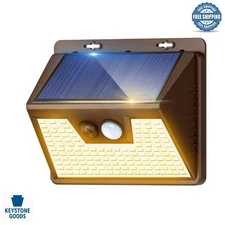 Ultra-Bright 140 LED Solar Motion Lights for Outdoors