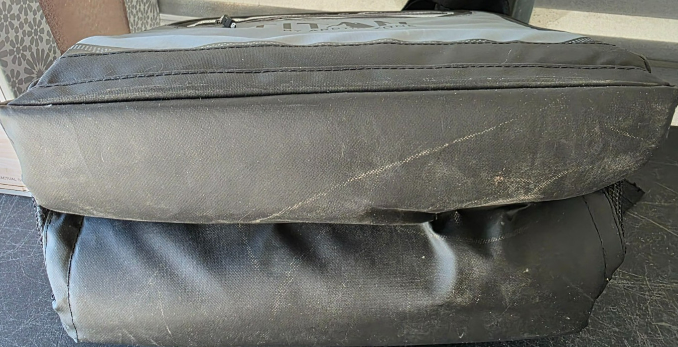 Titan 40 Can Collapsible Cooler - Gray - TableTop with 2 drink holders - 1740589