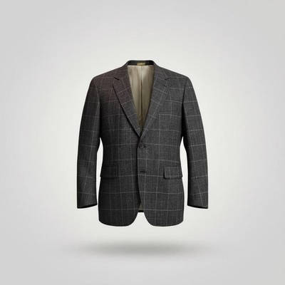 Nino Cerutti Rue Royale Vintage Wool Blazer Sport Coat Jacket 42R Men's Gray