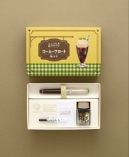 ancora Coffee Float Pro Gear Slim Fountain Pen 14K MF Limited Set Japan