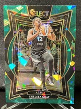 Chelsea Gray - Green Ice #138 - 2025 Panini Select - Las Vegas Aces, Point Gawd